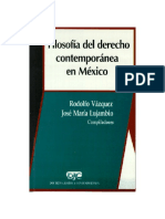 filosofia del derecho contemporáneo en Mexico
