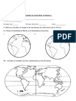 Evaluacion de Historia Zonas Climaticas Tercero