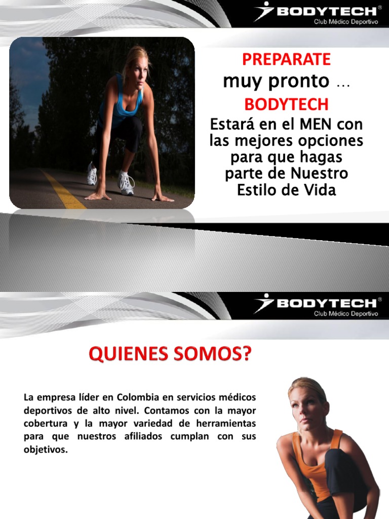Bodytech PDF | PDF | Terapia física | Medicina