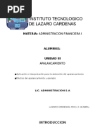 Unidad 3 Apalancamiento