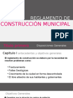 Reglamento de Construcción Municipal