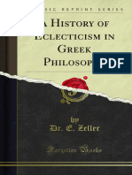 A History of Eclecticism in Greek Philosophy