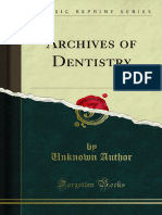 Archives of Dentistry