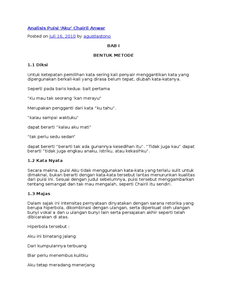 Unduh Gratis Gambar Puisi Aku Terkeren by Cikimm
