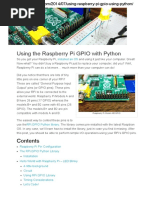 Using The Raspberry Pi GPIO With Python MaxEmbedded