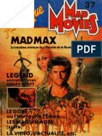 Mad Movies N°37 (Sept 1985)