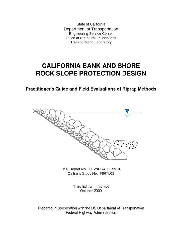 Rock Slope Protection Design PDF | PDF | Riparian Zone | Flood