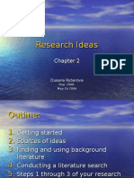 Ch2 Research Ideas