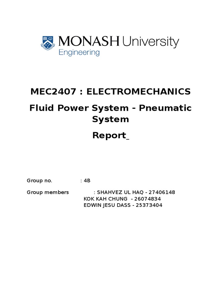 Analysis of Pneumatic Circuits and Components for Fluid Power Systems PDF Valve Actuator