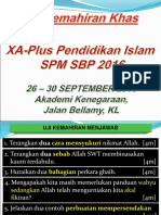 Bahan Latihan Xa-Plus P.islam SPM SBP 2016