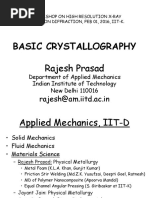 Crystallography