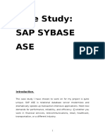 Case Study SAP ASE