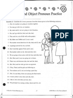 Subject and Object Pronoun Practice 3
