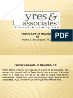 Family Law in Houston, TX: Myres & Associates, PLLC