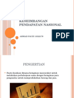 Keseimbangan Pendapatan Nasional