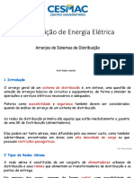 05 Arranjos de Sistemas de Distribuição