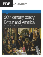 20th C British and American Poetry