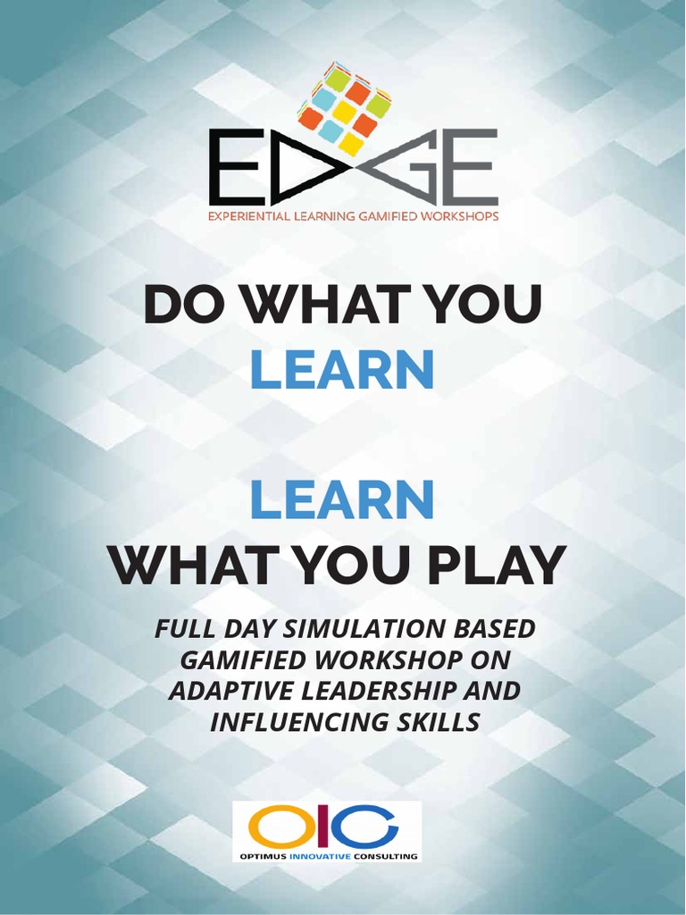 OIC - EDGE-iLead and ChangeQuest For HR 2016 | PDF | Simulation ...