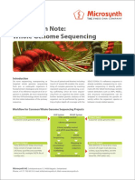 WGS Application Note: De Novo & Resequencing