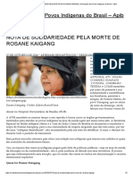 Nota de Solidariedade Pela Morte de Rosane Kaigang _ Articulação Dos Povos Indígenas Do Brasil – Apib