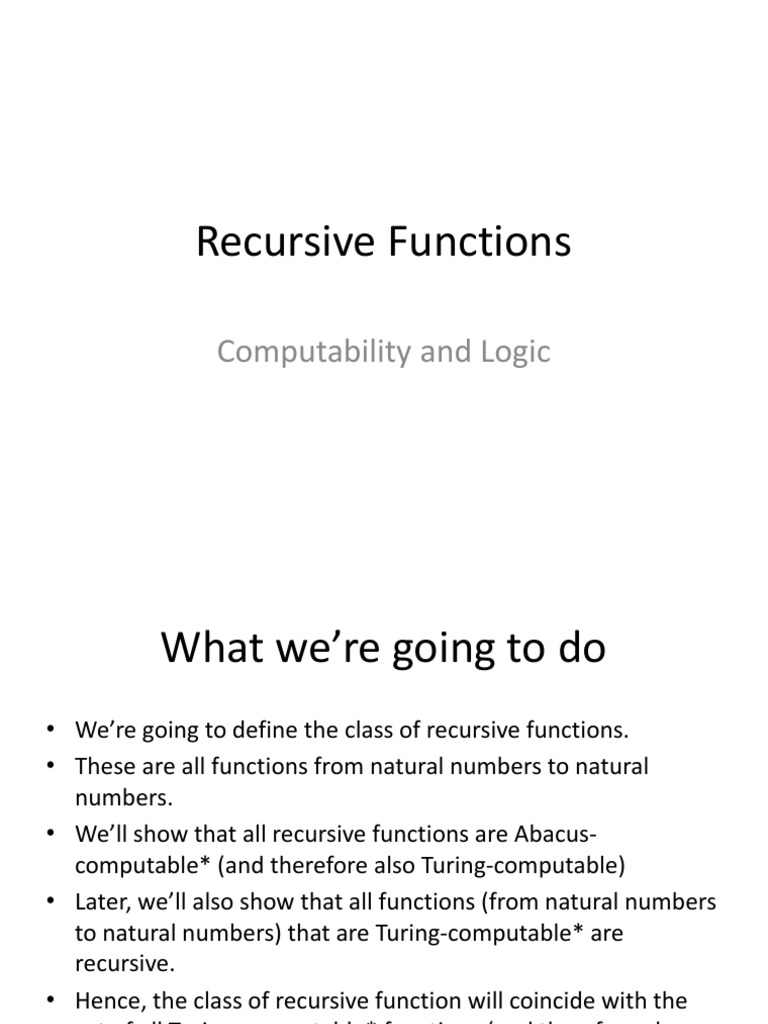 Recursive Functions | Exponential Function | Function (Mathematics)