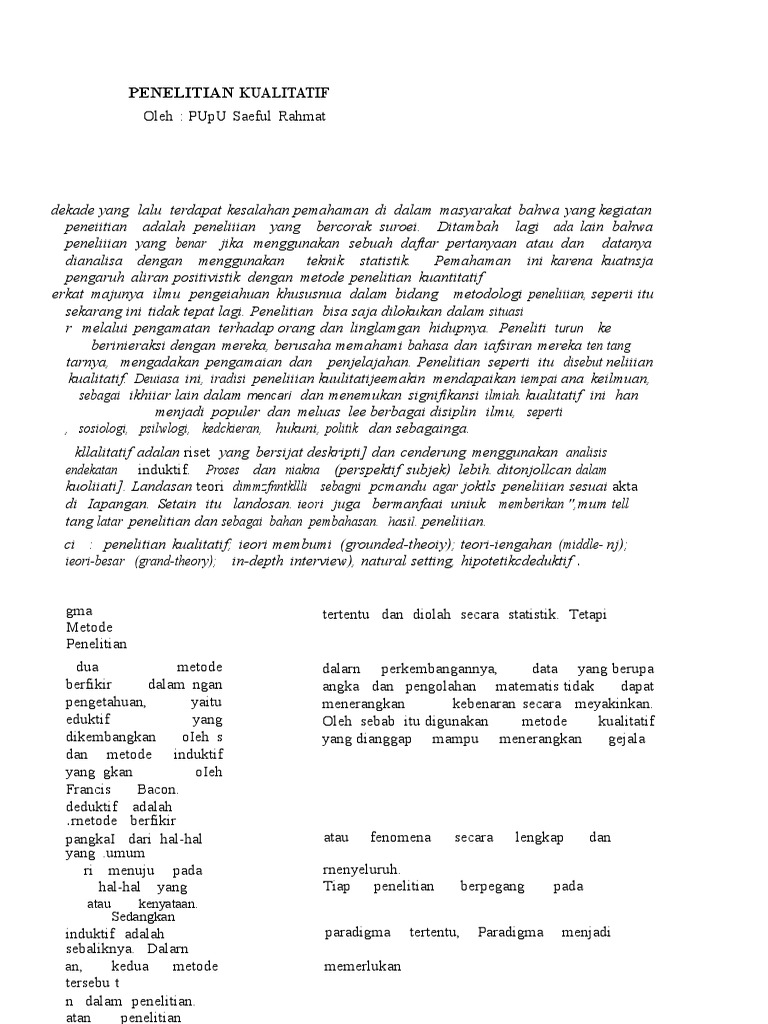 √ Contoh jurnal penelitian kualitatif pendidikan matematika