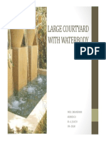 Large Courtyard With Waterbody