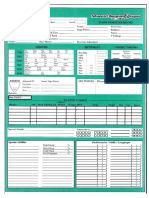 Bard 2nd Ed D&D Sheet