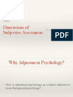 Dimensions of Subjective Assesment