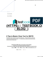 8 Tips to Master Cloze Test for SBI PO 