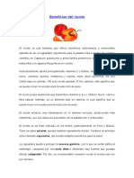 Beneficios rocoto salud