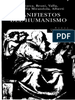 (Varios Autores) Manifiestos Del Humanismo PDF