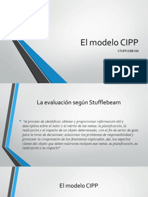 El Modelo CIPP | PDF