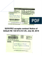 SERVPRO Accepts Registered Mail RE133672214US Default