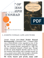 Heart of Darkness by Joseph Conrad: Presentation By: Alexandra Nicoară
