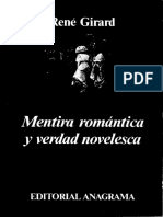 Girard, René (1961) - Mentira Romántica y Verdad Novelesca PDF