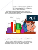 Mezclas Homogeneas y Heterogeneas