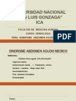 Abdomen Agudo - Semiologia