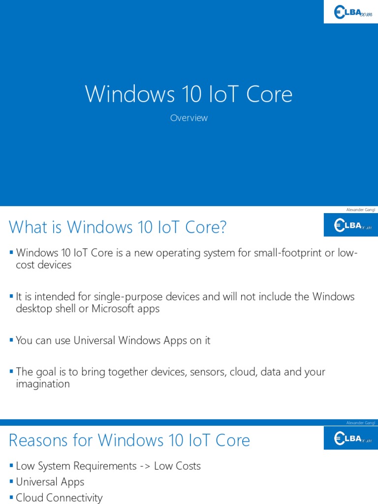 windows 10 iot size on disk