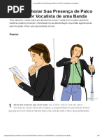 Como Melhorar Sua Presença de Palco Se Você for Vocalista de Uma Banda