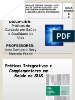 PIC SUS Práticas Integrativas Complementares SUS