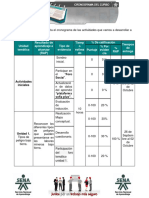 Cronograma de Actividades