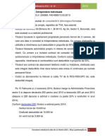 Exemplu Practic de Contabilitate La PFA - II