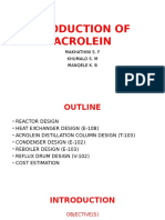 Production of Acrolein