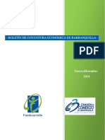 Boletín de Coyuntura Económica de Barranquilla (Enero-diciembre 2014) (Cámara de Comercio de Barranquilla)
