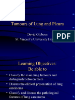 Tumours of Lung and Pleura: David Gibbons St. Vincent's University Hospital