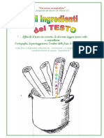 Ingredienti Del Testo - ORTOGRAFIA