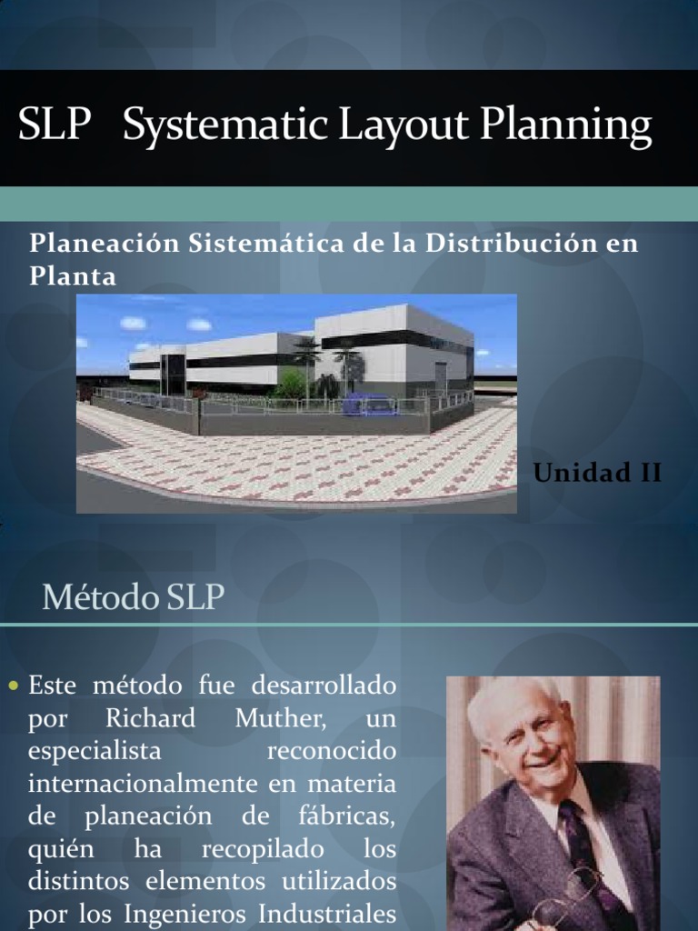 SLP Systematic Layout Planning PDF | PDF | Planificación | Distribución ...
