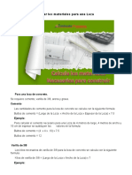 Construrama Manzana - Formulas para Calcular Los Materiales para Una Loza PDF