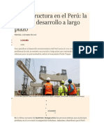 Infraestructura en El Perú
